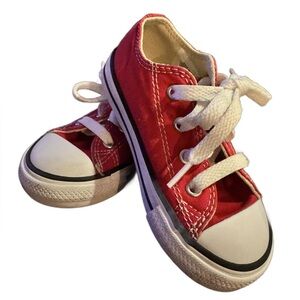 Converse all stars Red and White Kids Sneakers